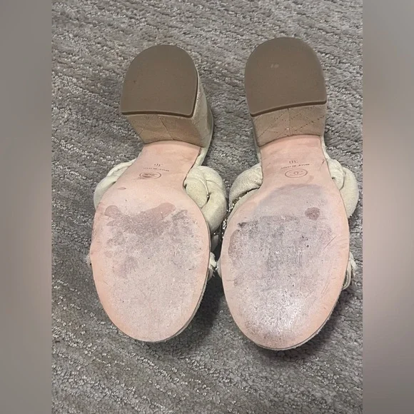 Chanel suede heels with hardware - Picture 7 of 8